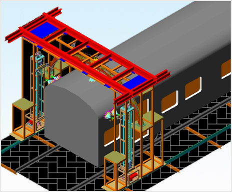 Painting machine with Infrared Remote Transmitter